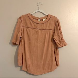 Ava Viv Coral Cringle Blouse